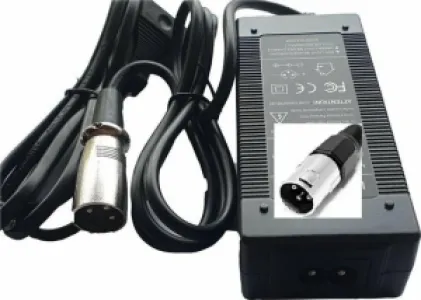 Fietsaccu lader Li-ion 36V 2A - met XLR 3 pins stekker Vervanging