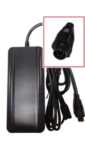 Cortina E-bike Lader - 36V - 2A - 5 Pins -5 polig-kunststof connector Oplader