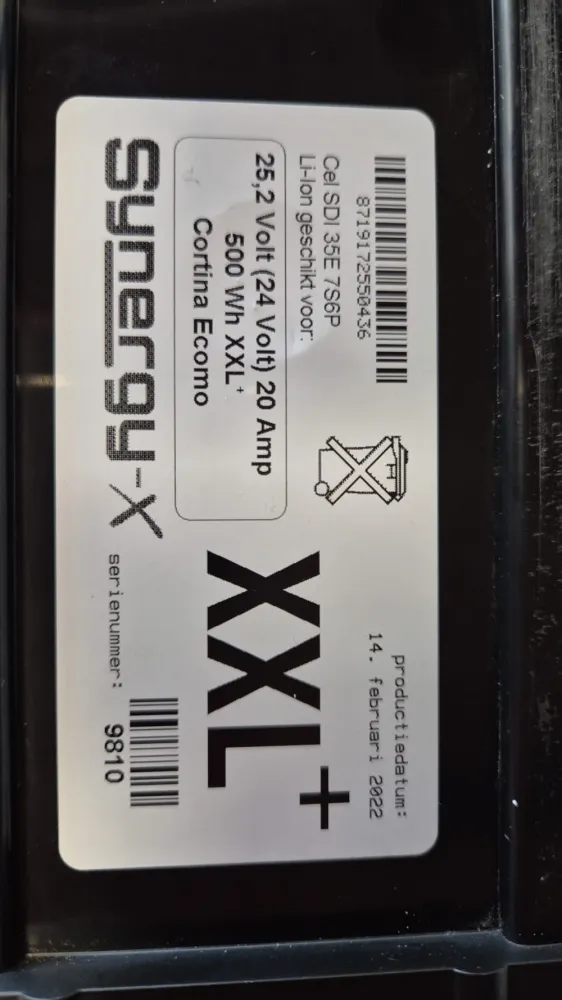 Accu Cortina XXL 24volt